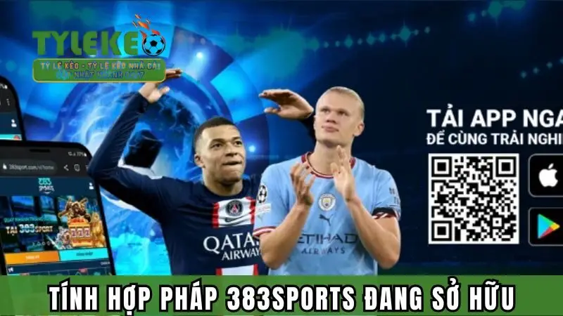 Tính hợp pháp hiện 383sports đang sở hữu